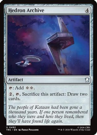 Hedron Archive (TRC-492) [Commander: Star Trek] - PokeBox USA