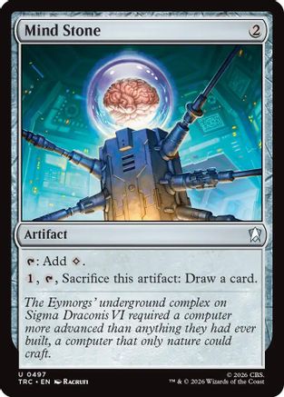 Mind Stone (Surge Foil) (TRC-497) [Commander: Star Trek] Foil - PokeBox USA