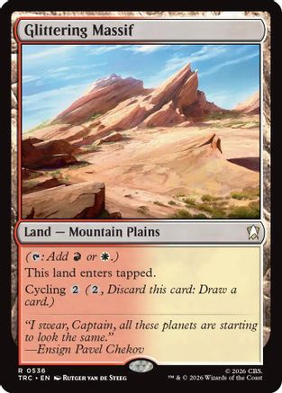 Glittering Massif (TRC-536) [Commander: Star Trek] - PokeBox USA