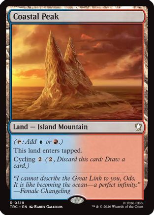 Coastal Peak (Surge Foil) (TRC-519) [Commander: Star Trek] Foil - PokeBox USA