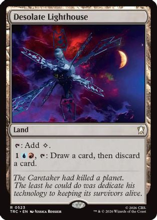 Desolate Lighthouse (Surge Foil) (TRC-523) [Commander: Star Trek] Foil - PokeBox USA