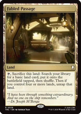 Fabled Passage (Surge Foil) (TRC-529) [Commander: Star Trek] Foil - PokeBox USA