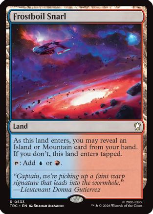 Frostboil Snarl (Surge Foil) (TRC-533) [Commander: Star Trek] Foil - PokeBox USA