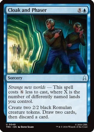 Cloak and Phaser (TRK-049) [Star Trek] Foil - PokeBox USA