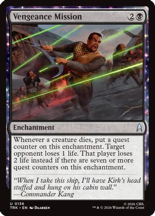 Vengeance Mission (TRK-136) [Star Trek] Foil - PokeBox USA