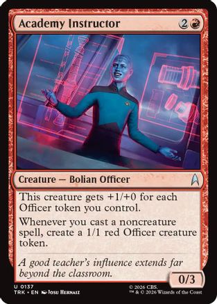 Academy Instructor (TRK-137) [Star Trek] - PokeBox USA