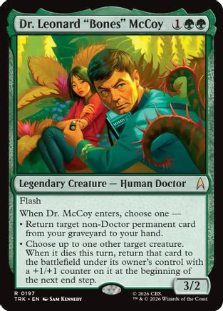 Dr. Leonard "Bones" McCoy (TRK-197) [Star Trek] Foil - PokeBox USA