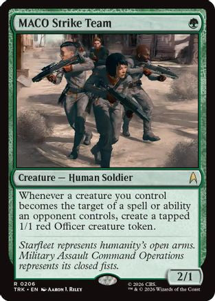 MACO Strike Team (TRK-206) [Star Trek] Foil - PokeBox USA