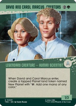 David and Carol Marcus, Creators (Showcase) (TRK-420) [Star Trek] - PokeBox USA
