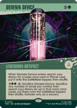 Genesis Device (Showcase) (TRK-422) [Star Trek] - PokeBox USA