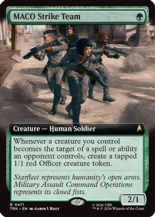 MACO Strike Team (Extended Art) (TRK-471) [Star Trek] Foil - PokeBox USA