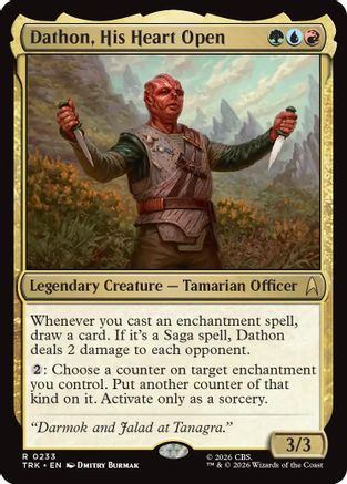 Dathon, His Heart Open (TRK-233) [Star Trek] Foil - PokeBox USA