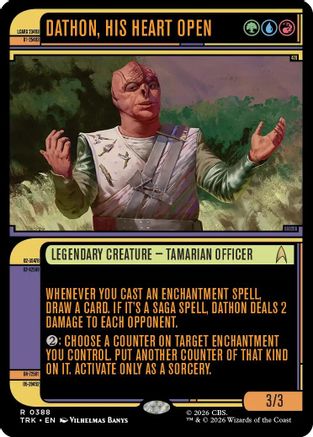 Dathon, His Heart Open (Showcase) (TRK-388) [Star Trek] - PokeBox USA