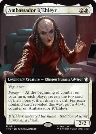 Ambassador K'Ehleyr (Extended Art) (TRC-212) [Commander: Star Trek] - PokeBox USA
