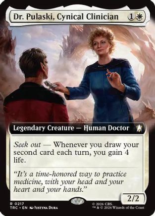 Dr. Pulaski, Cynical Clinician (Extended Art) (TRC-217) [Commander: Star Trek] - PokeBox USA