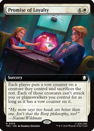 Promise of Loyalty (Extended Art) (TRC-234) [Commander: Star Trek] - PokeBox USA