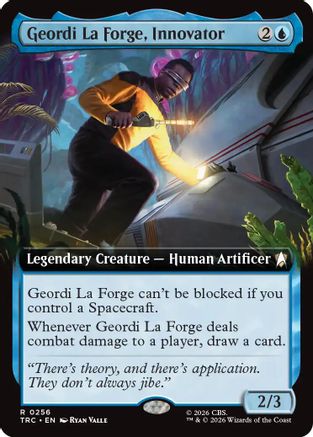 Geordi La Forge, Innovator (Extended Art) (TRC-256) [Commander: Star Trek] - PokeBox USA