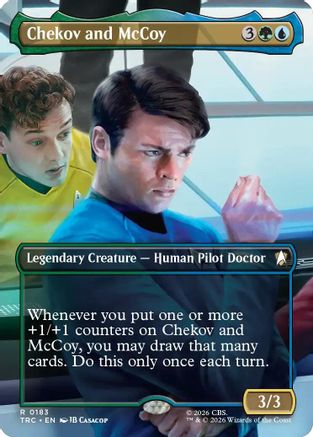 Chekov and McCoy (Borderless) (TRC-183) [Commander: Star Trek] - PokeBox USA