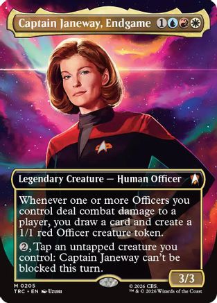 Captain Janeway, Endgame (Borderless) (TRC-205) [Commander: Star Trek] - PokeBox USA