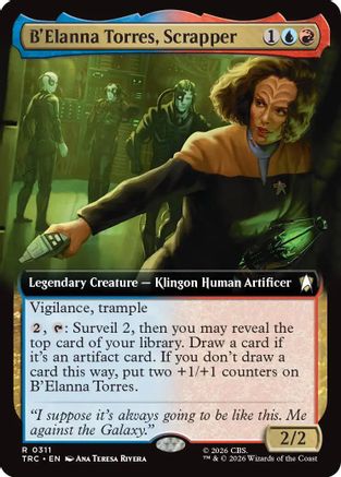 B'Elanna Torres, Scrapper (Extended Art) (TRC-311) [Commander: Star Trek] - PokeBox USA