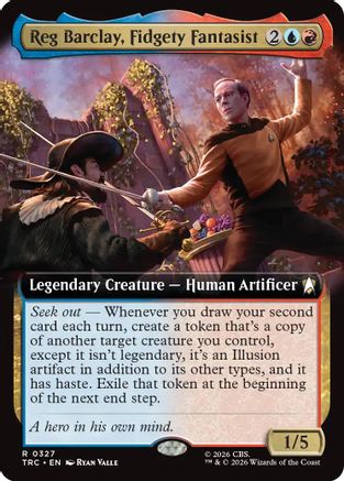 Reg Barclay, Fidgety Fantasist (Extended Art) (TRC-327) [Commander: Star Trek] - PokeBox USA