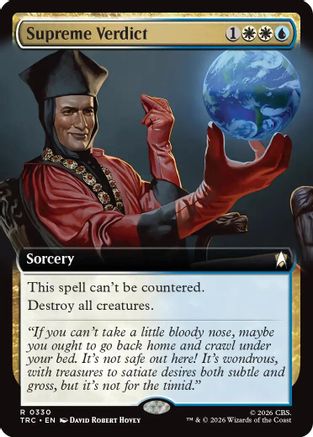 Supreme Verdict (Extended Art) (TRC-330) [Commander: Star Trek] - PokeBox USA