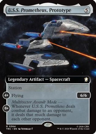U.S.S. Prometheus, Prototype (Extended Art) (TRC-364) [Commander: Star Trek] - PokeBox USA