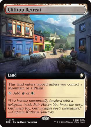 Clifftop Retreat (Extended Art) (TRC-371) [Commander: Star Trek] - PokeBox USA