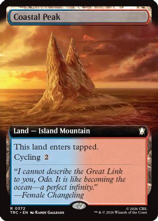 Coastal Peak (Extended Art) (TRC-372) [Commander: Star Trek] - PokeBox USA