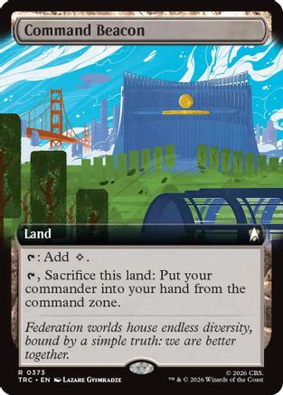 Command Beacon (Extended Art) (TRC-373) [Commander: Star Trek] - PokeBox USA