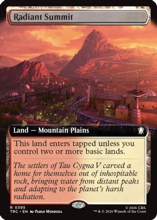 Radiant Summit (Extended Art) (TRC-395) [Commander: Star Trek] - PokeBox USA