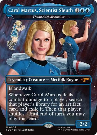 Carol Marcus, Scientist Sleuth - Thada Adel, Acquisitor (Borderless) (SDS-005) [Star Trek: Stardates] Foil - PokeBox USA