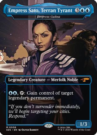 Empress Sato, Terran Tyrant - Empress Galina (Borderless) (SDS-006) [Star Trek: Stardates] - PokeBox USA