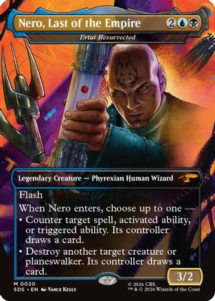 Nero, Last of the Empire - Ertai Resurrected (Borderless) (SDS-020) [Star Trek: Stardates] - PokeBox USA