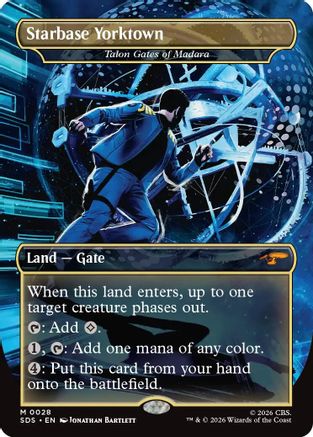 Starbase Yorktown - Talon Gates of Madara (Borderless) (SDS-028) [Star Trek: Stardates] - PokeBox USA