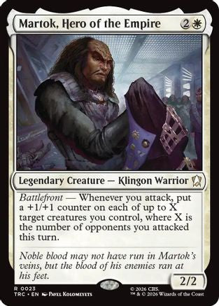 Martok, Hero of the Empire (TRC-023) [Commander: Star Trek] - PokeBox USA