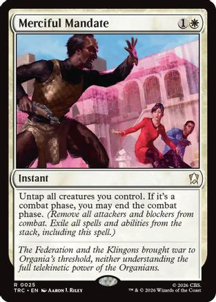 Merciful Mandate (TRC-025) [Commander: Star Trek] - PokeBox USA