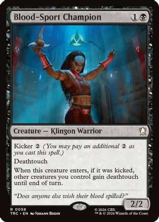 Blood-Sport Champion (TRC-058) [Commander: Star Trek] - PokeBox USA