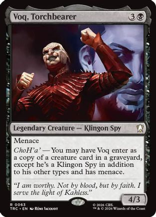 Voq, Torchbearer (TRC-063) [Commander: Star Trek] - PokeBox USA