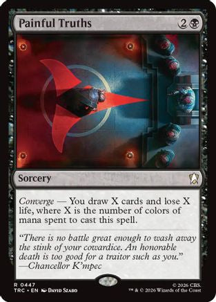 Painful Truths (Surge Foil) (TRC-447) [Commander: Star Trek] Foil - PokeBox USA