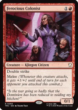 Ferocious Colonist (TRC-065) [Commander: Star Trek] - PokeBox USA