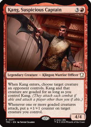 Kang, Suspicious Captain (TRC-071) [Commander: Star Trek] - PokeBox USA