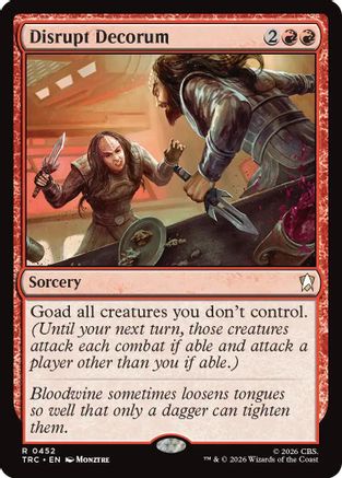 Disrupt Decorum (TRC-452) [Commander: Star Trek] - PokeBox USA