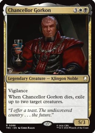 Chancellor Gorkon (TRC-086) [Commander: Star Trek] - PokeBox USA
