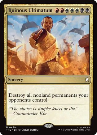 Ruinous Ultimatum (TRC-479) [Commander: Star Trek] - PokeBox USA
