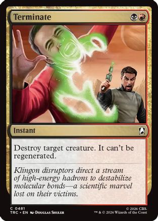Terminate (TRC-481) [Commander: Star Trek] - PokeBox USA