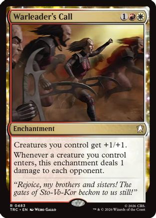 Warleader's Call (TRC-483) [Commander: Star Trek] - PokeBox USA