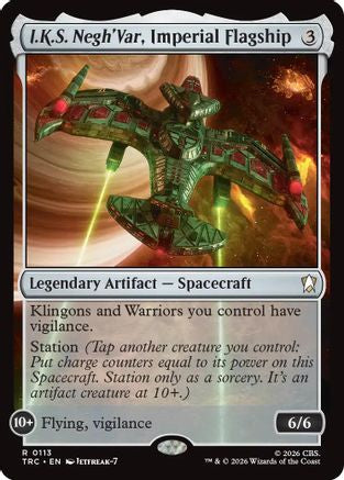 I.K.S. Negh'Var, Imperial Flagship (TRC-113) [Commander: Star Trek] - PokeBox USA