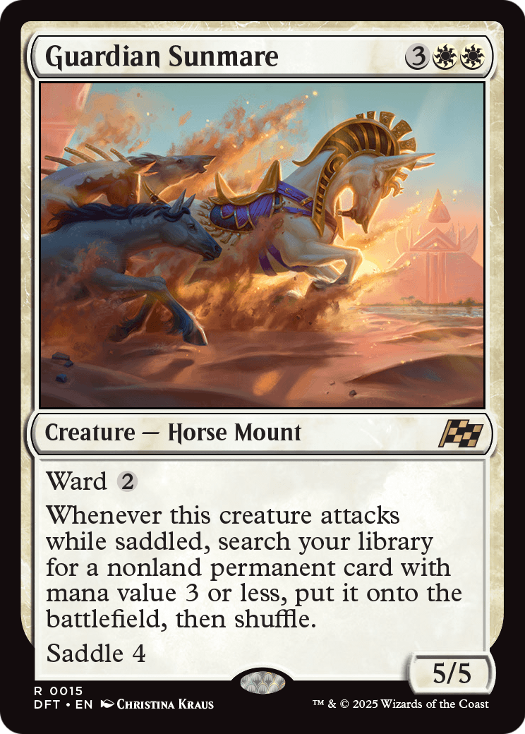 Guardian Sunmare (DFT-015) [Aetherdrift] Foil - PokeBox USA