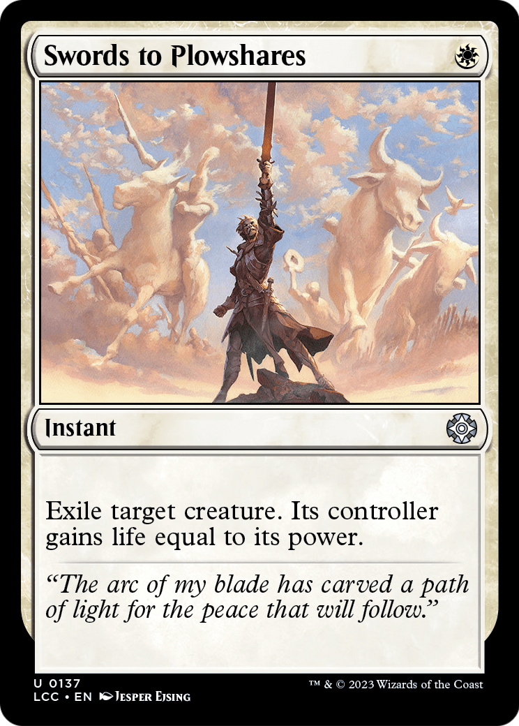 Swords to Plowshares (LCC-137) [The Lost Caverns of Ixalan Commander]